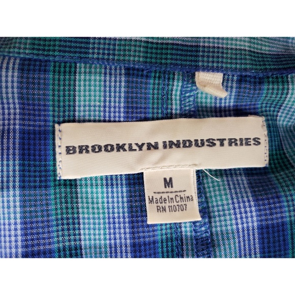 Brooklyn Industries Plaid Button Front Shirt Dress - Picture 5 of 7